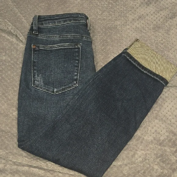 Judy Blue Buffalo Plaid Distressed Jeans - Picture 3 of 6